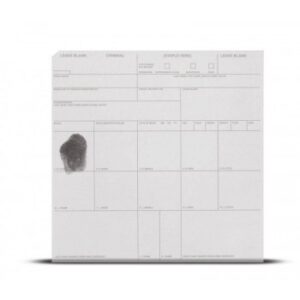 Transparent Criminal Booking Card