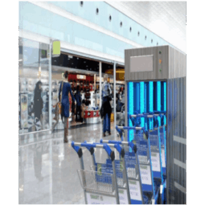 UV-C Airport Baggage Trolley Decontamination