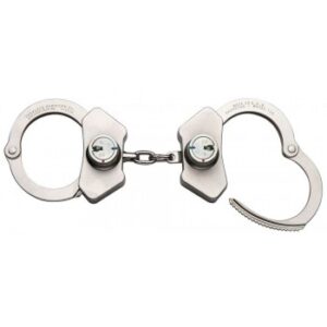 High Security - Chain Link Handcuff - Nickel Finish